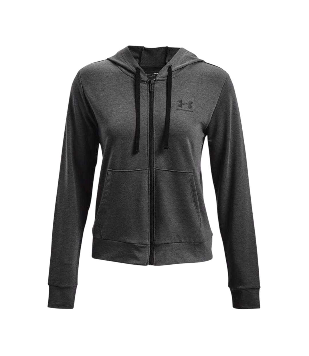 Veste À Capuche Rival Terry Femme Gris Under Armour-1