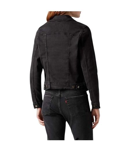 Veste Camionneur Manches Longues Motif/style Uni Femme Black Air Levis