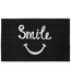 Tapis Imprimé Phosphorescent Smile 45x70cm Noir-1