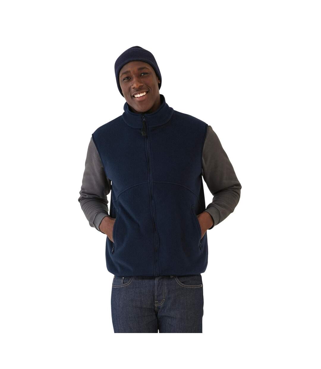 Veste Sans Manches Traveller+ Homme Bleu Marine B&C-1