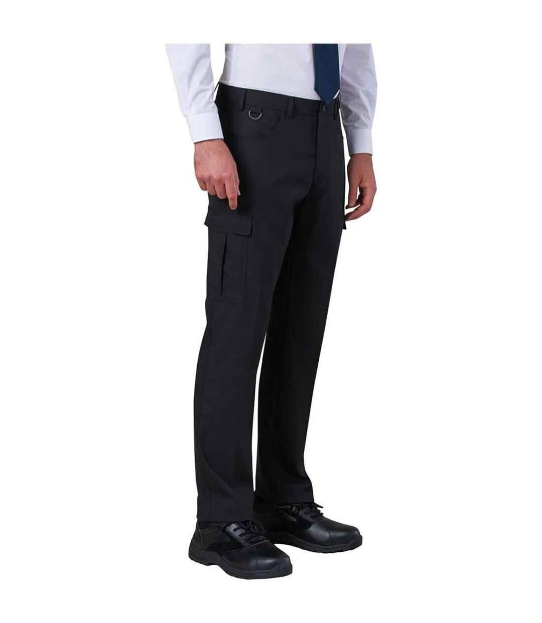 Pantalon à poches tours homme noir Brook Taverner-1