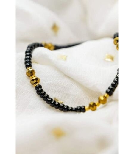 Black Golden Beads Indian Everyday Devil Eye Mangalsutra Nazaria Bracelet