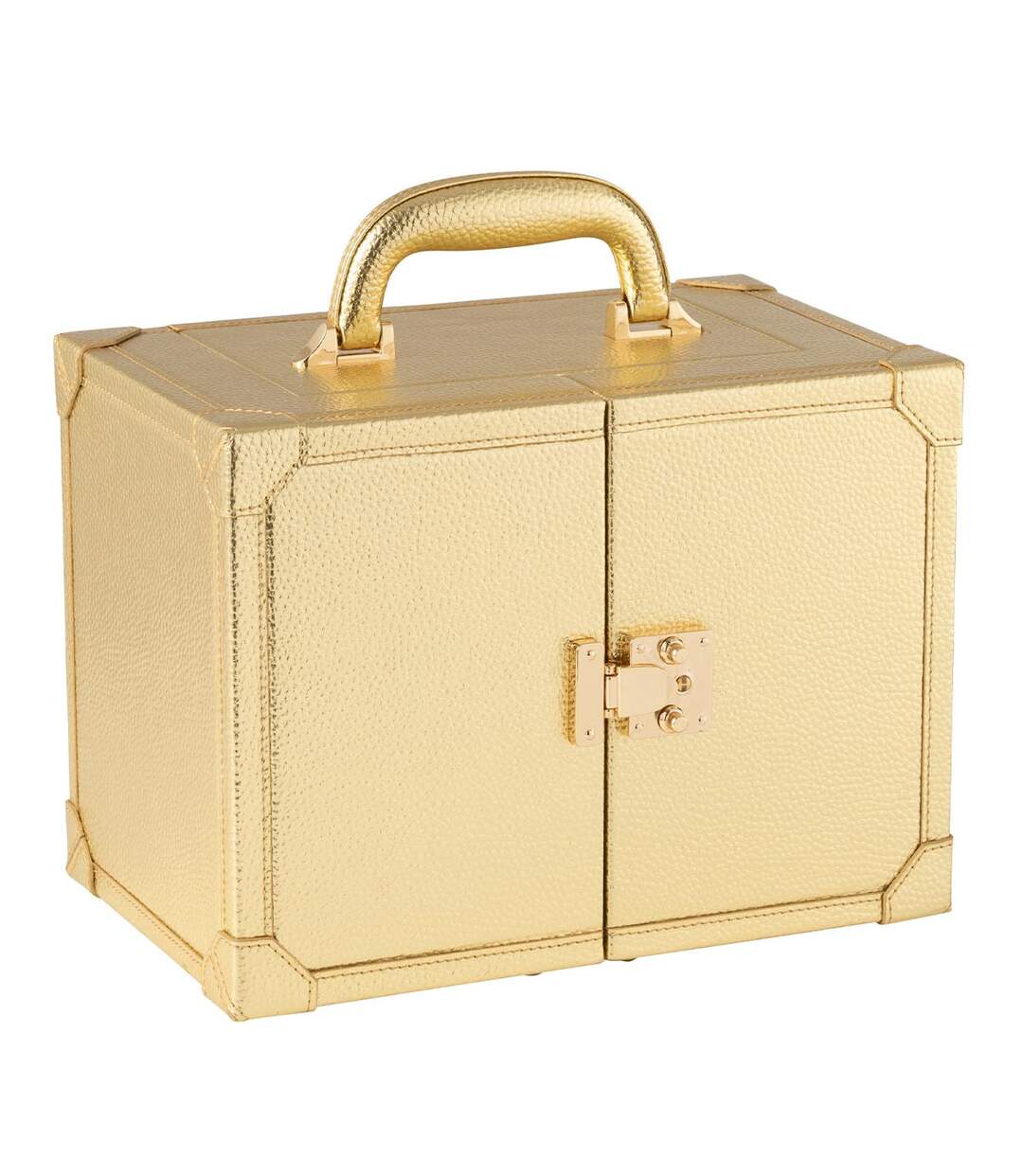 Coffret Boîte à Bijoux Ericka 29cm Or-1