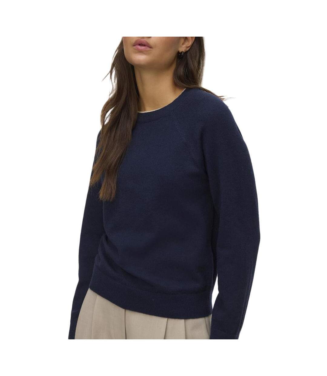 Pull marine femme vero moda wonderful-1