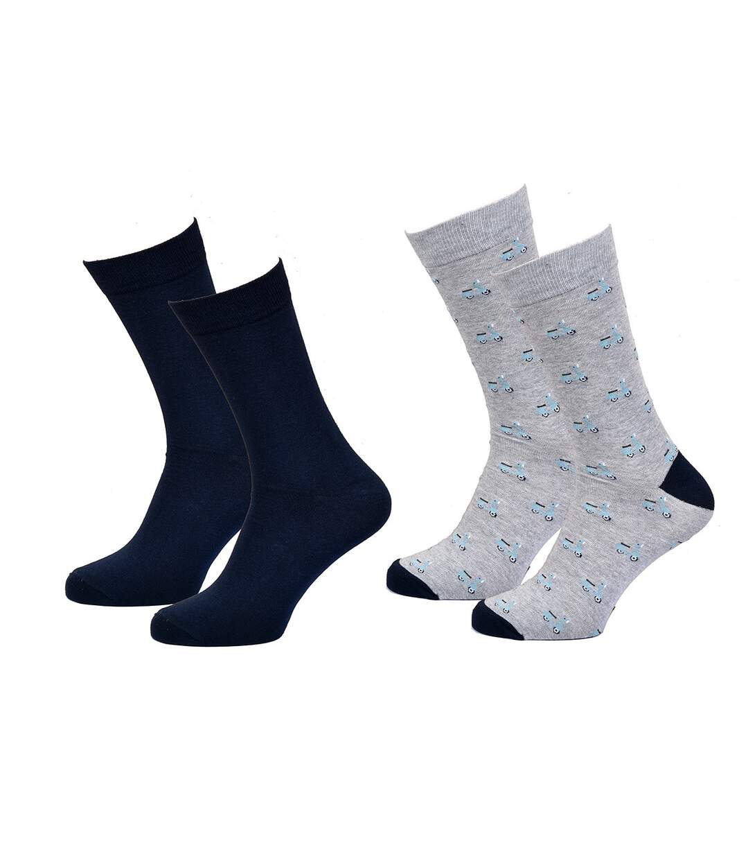 Chaussettes Homme NO PUBLIK Qualité et Confort-Assortiment modèles photos selon arrivages- Pack de 2 Paires SCOOTER 14888