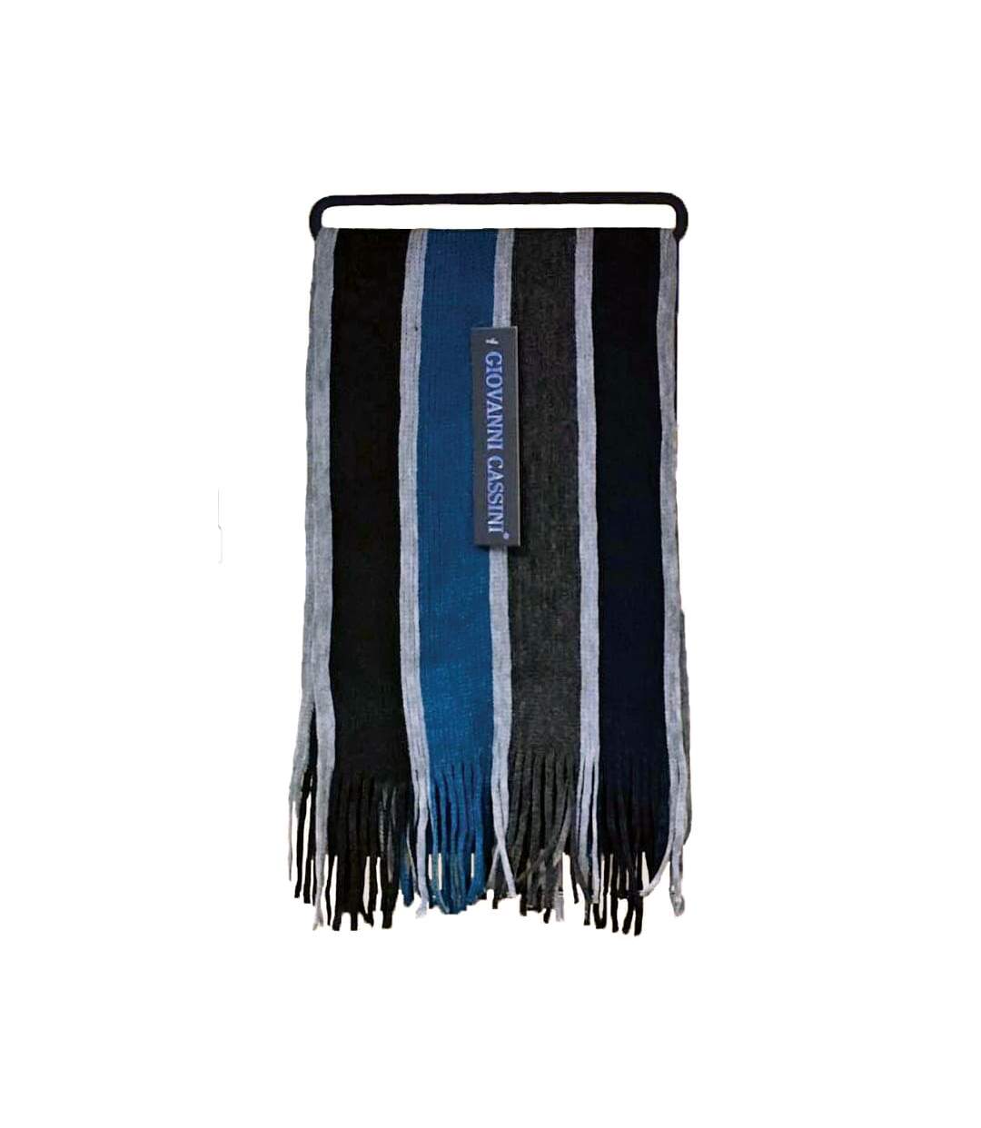 Giovanni Cassini - Écharpe Homme Luxe Rayures-1