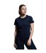 Womens/ladies Club Plain T-shirt Navy Canterbury-1