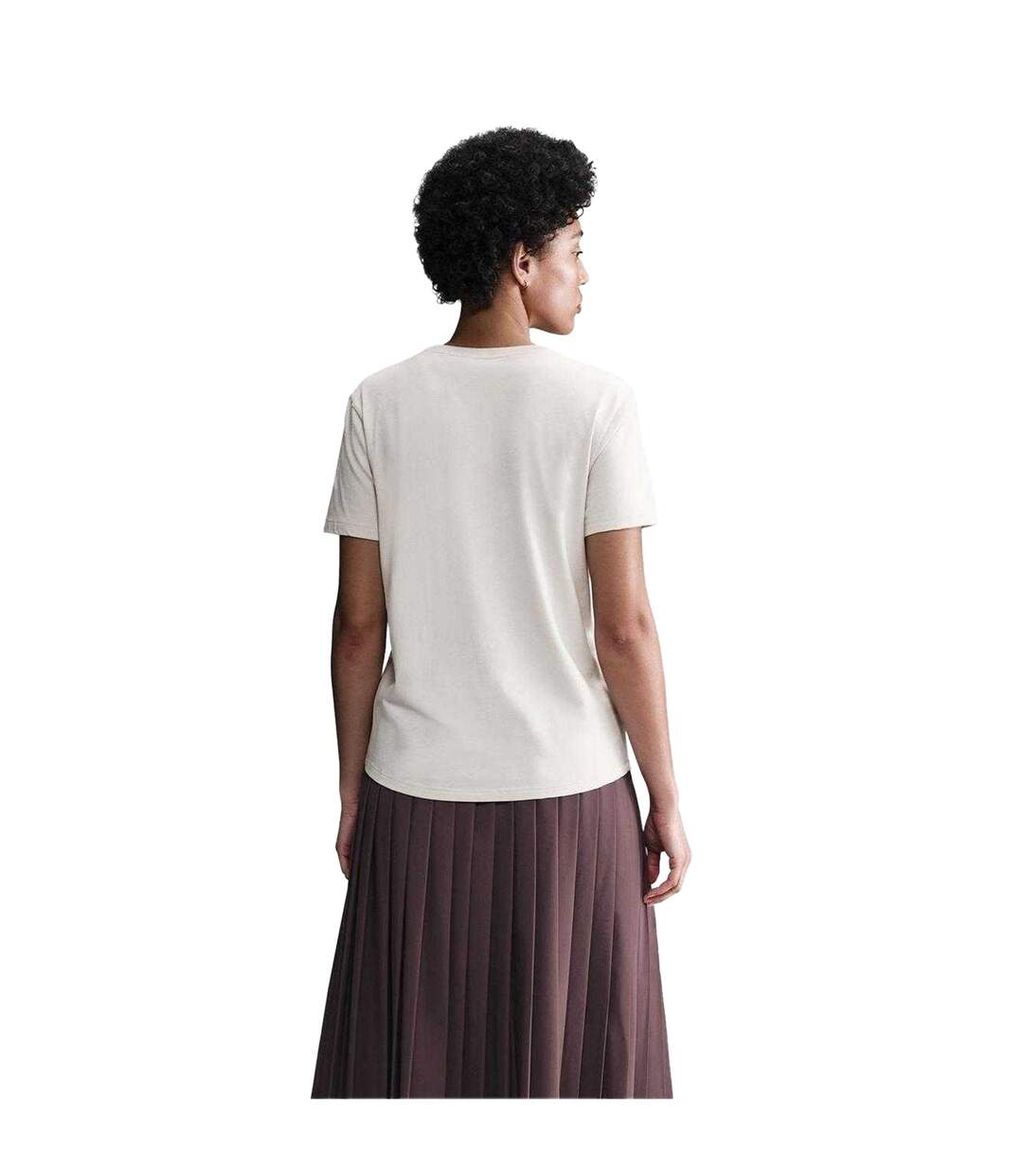 T-shirt Motif/style Swoosh Sportswear Club Femme Beige Clair Nike-3