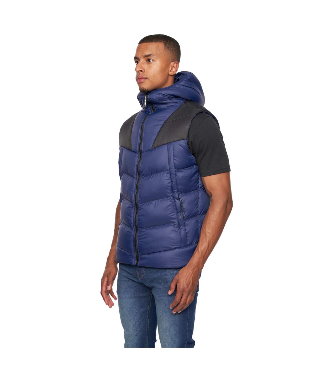 Veste sans manches raymax homme bleu marine Duck and Cover-3