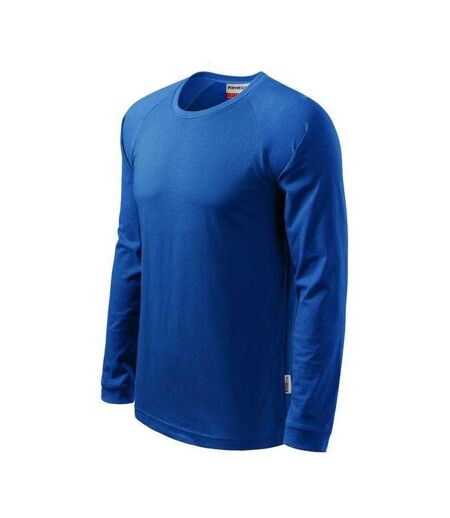 T-shirt Manches Longues Motif/style Rue Homme Bleu Rimeck