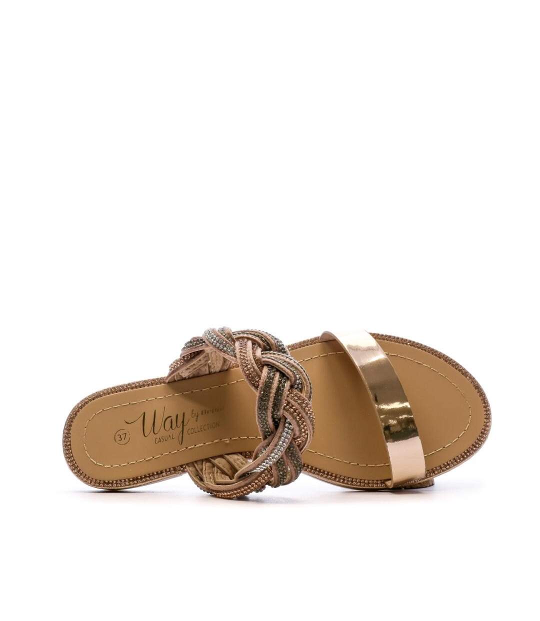 Sandales rose gold femme beppi-4