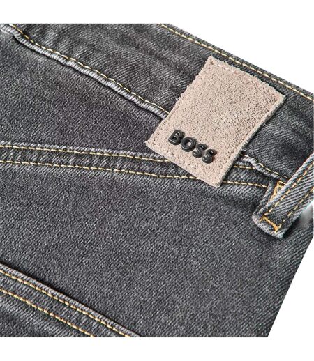 Womens/ladies Denim Plain Slim Jeans Pastel Grey Boss