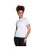 Womens/ladies Short-sleeved Athletic T-shirt White MyProtein-2