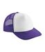 Casquette Trucker Motif/style Rétro Violet Beechfield-1