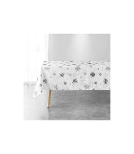 Nappe Imprimée Enchante 150x300cm Blanc