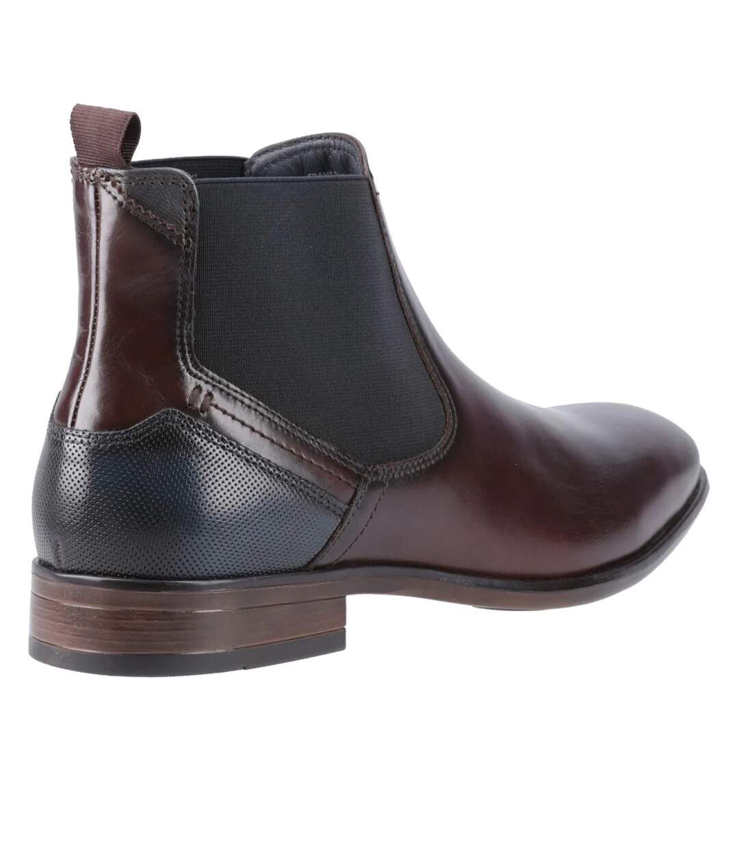 Bottes chelsea en cuir frank pour hommes châtaigne POD-2