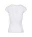 T-shirt Basic Femme Blanc Build Your Brand-2