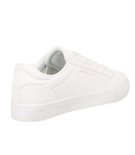 Mens Claspar Trainers White Duck And Cover