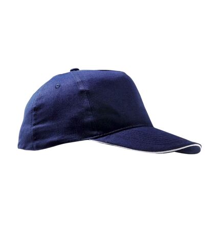 Sunny casquette adulte bleu marine/blanc SOLS