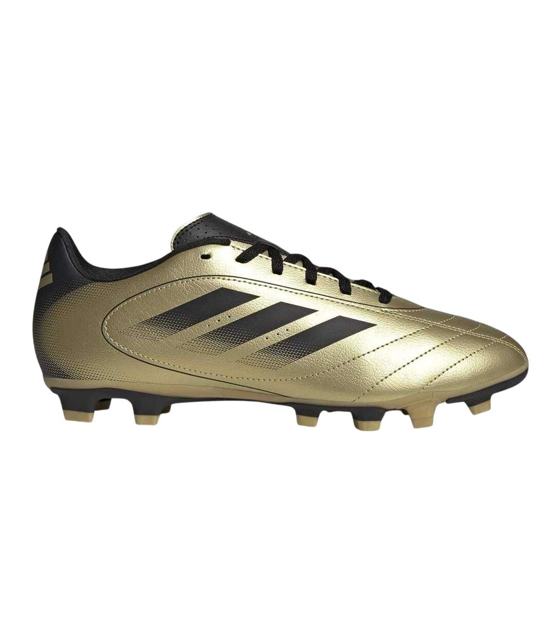 Chaussures De Foot Pour Terrain Ferme Coupe Régulière Goletto Homme Jaune Or Noir Adidas-1