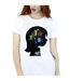 Disney Femme/Les femmes - T-shirt boyfriend en coton avec silhouette Inside Out (Blanc) - UTBI48872-3