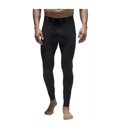Mens Fleece Lined Base Layer Thermal Long John Bottoms