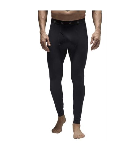 Mens Fleece Lined Base Layer Thermal Long John Bottoms