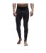 Mens Fleece Lined Base Layer Thermal Long John Bottoms-1