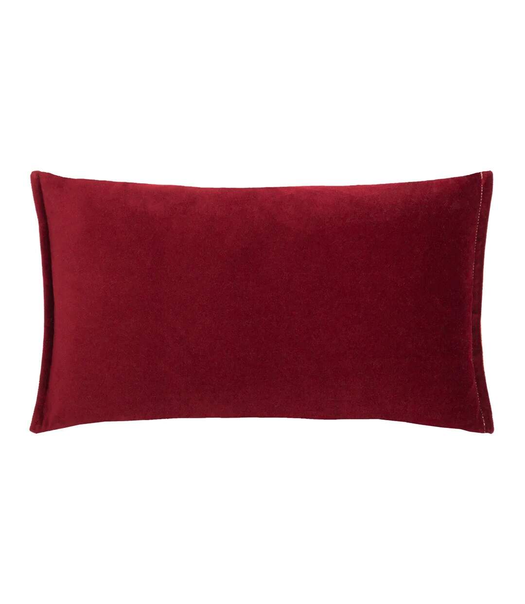 Holland park duo peacock rectangular cushion cover 50cm x 30cm ochre/claret Wylder