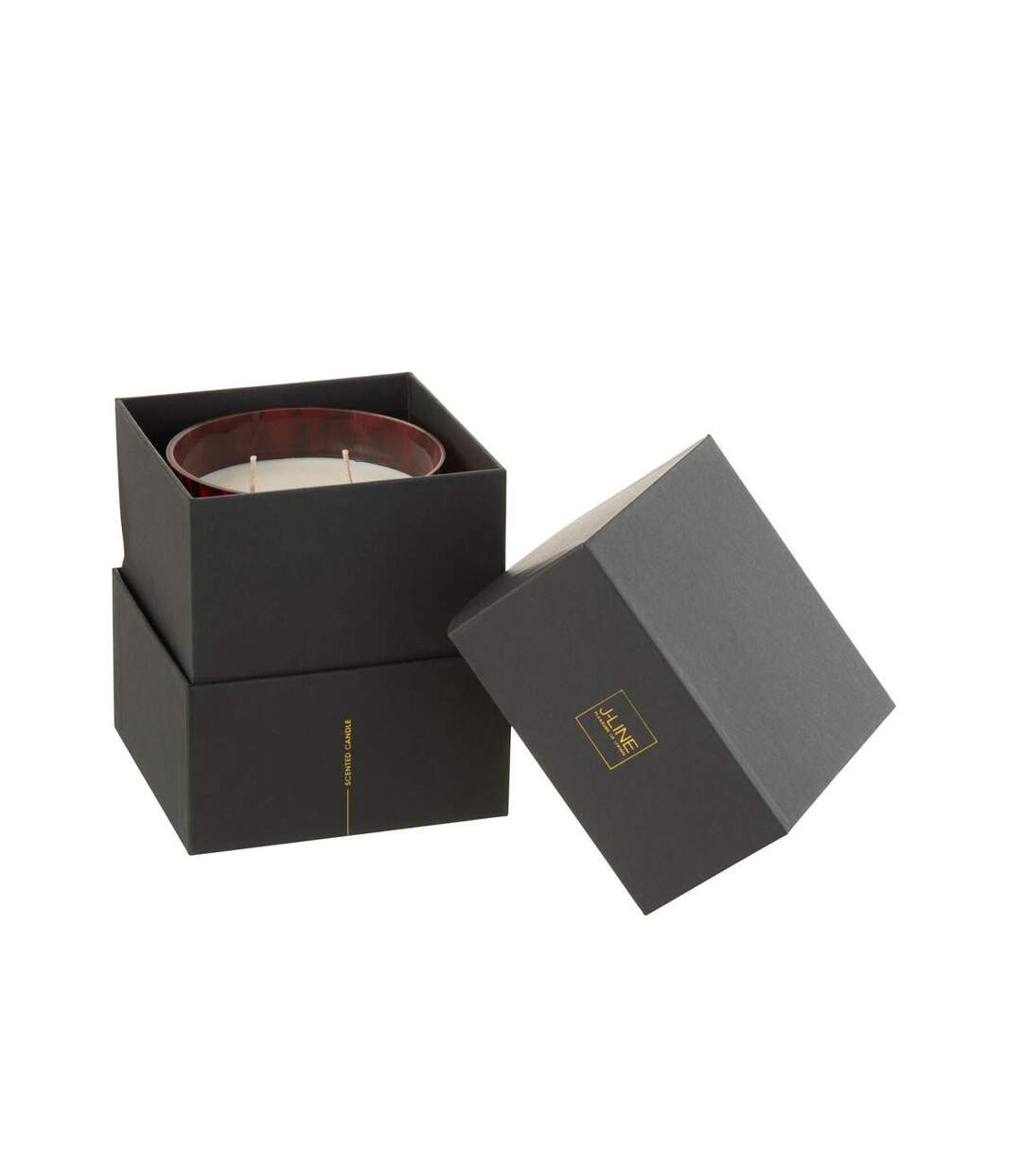 Bougie Parfumée Noa 16cm Bois de Santal Rouge-3