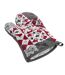 Gant de Cuisine Credence 30cm Gris & Rouge-1