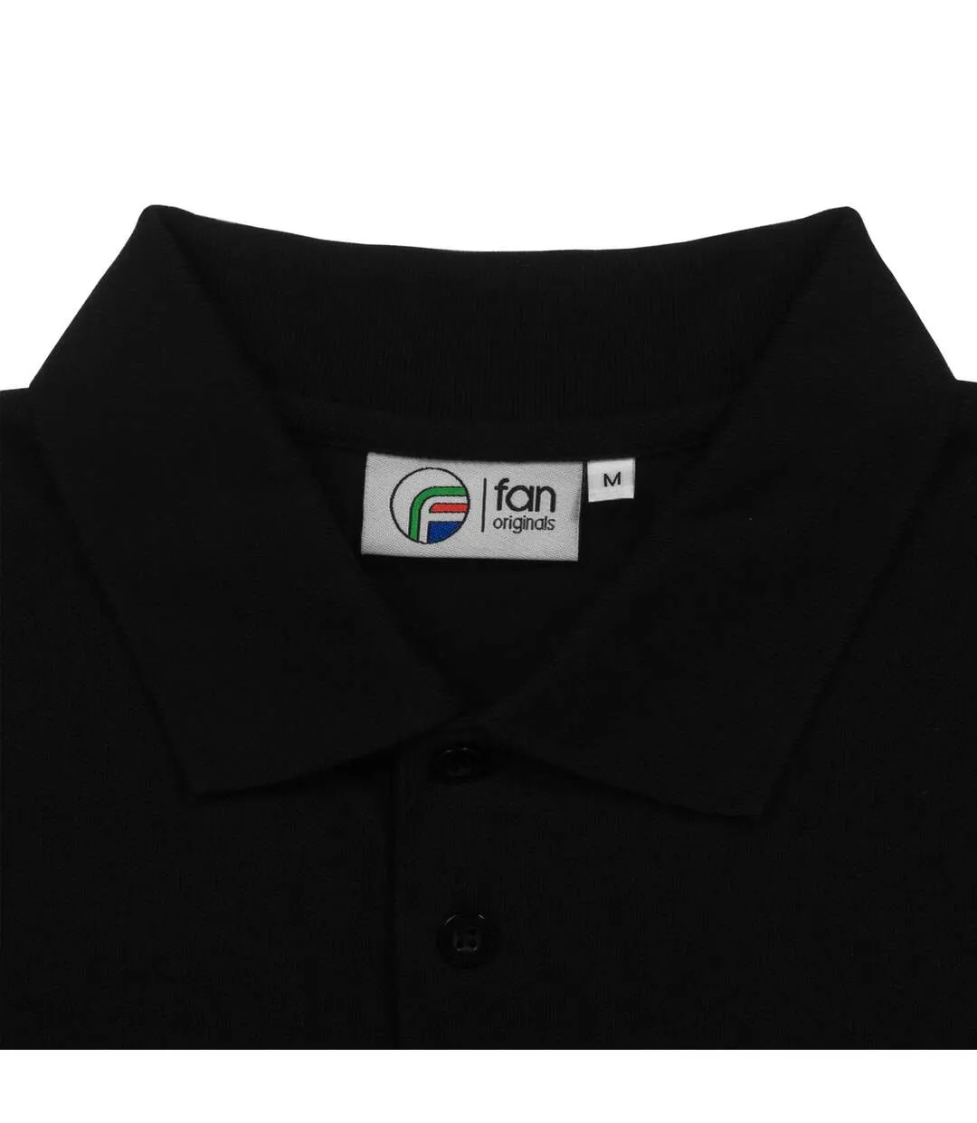 Mens Wembley 1958 Crest Polo Shirt Black Fan Originals-4