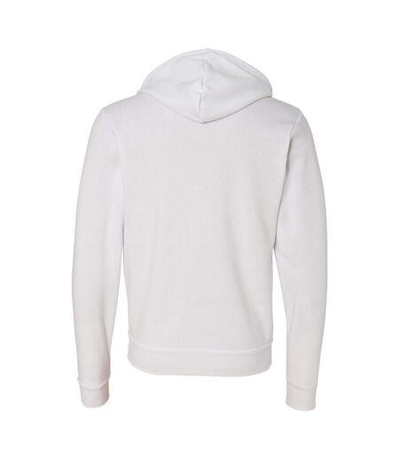 Sweat capuche unisexe blanc Bella + Canvas