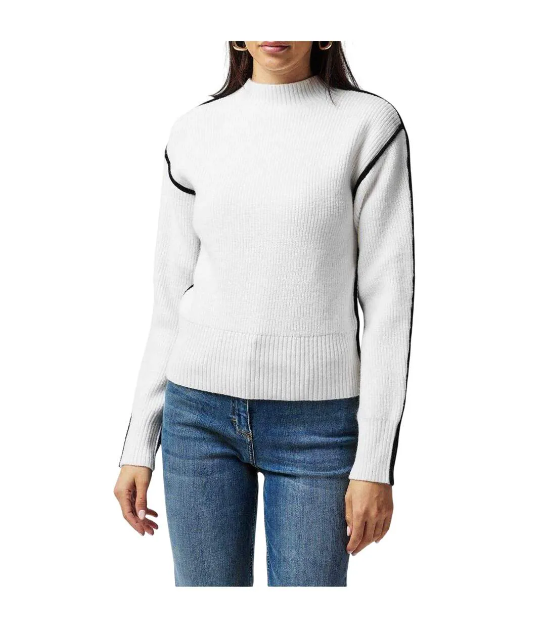 Sweat Femme Blanc French Connection-3