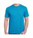 T-shirt manches courtes homme bleu saphir chiné Gildan Gildan