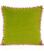 Riva Home Velvet - Housse de coussin (Vert/Fuchsia) - UTRV919