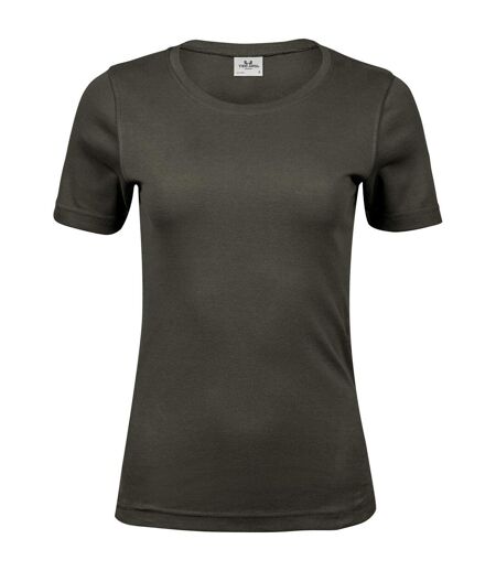 T-shirt Femme Vert Sombre Tee Jays