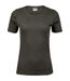 T-shirt Femme Vert Sombre Tee Jays-1