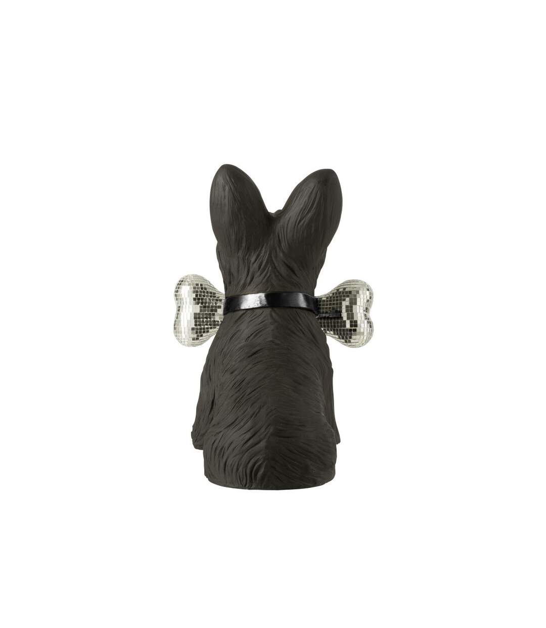 Statuette Terrier Écossais Disco 39cm Noir-5