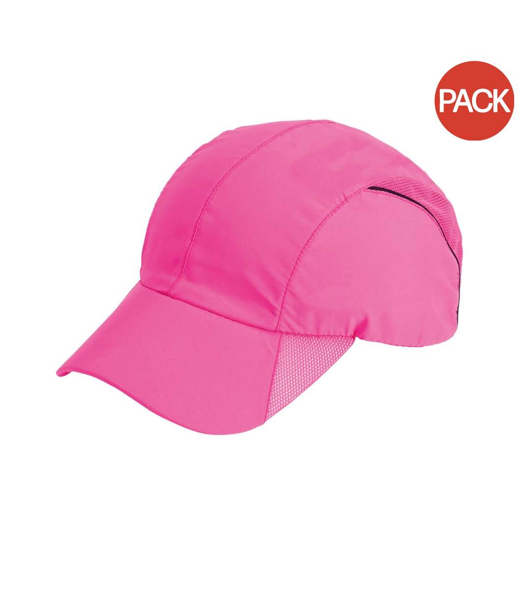 Casquettes de sport impact rose fluo Spiro-1