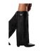 Womens/ladies Nareva Fold Over Knee-high Boots Black Where's That From-3