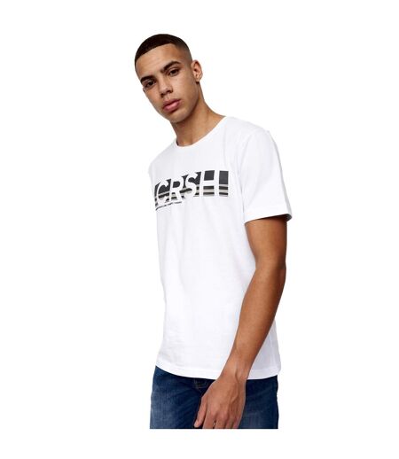 Crosshatch Mens Sullivan T-Shirt (White)