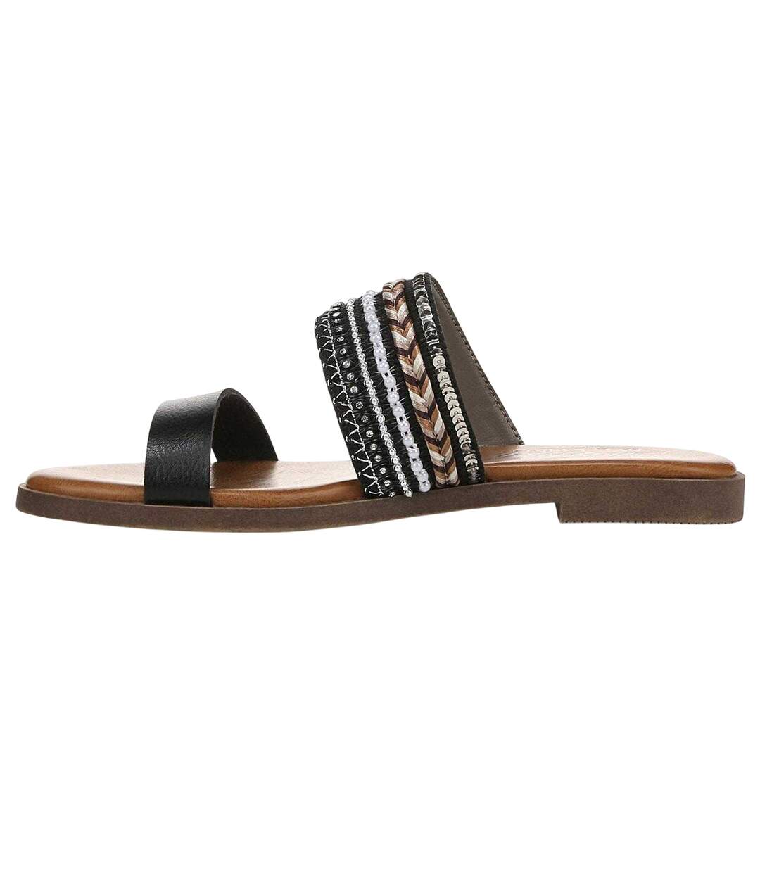 Womens/ladies Curtis Embellished Sandals Black Blowfish Malibu-3