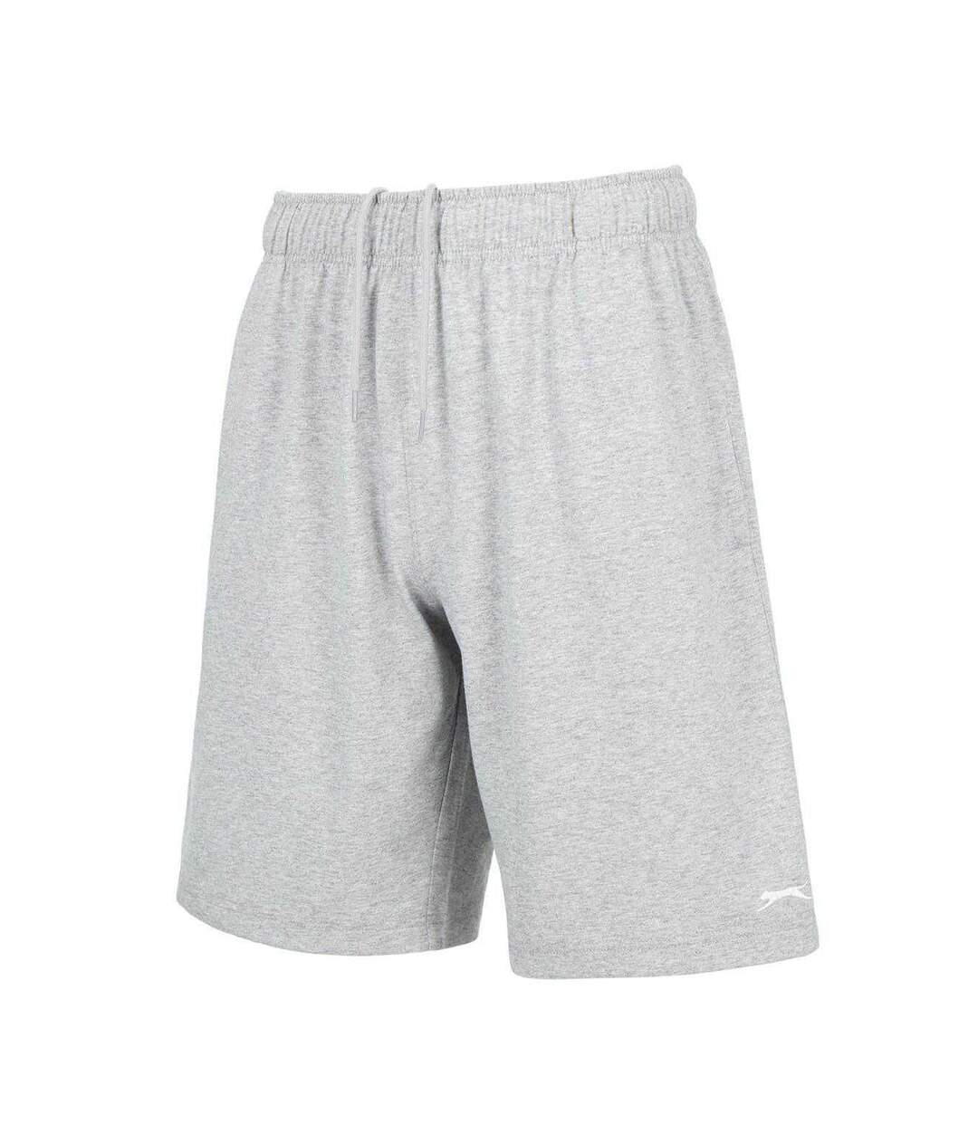 Short En Jersey Décontracté Homme Gris Chiné Slazenger-3