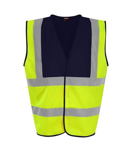 PRO RTX High Visibility Unisex Vest (Yellow/Navy) - UTPC4002