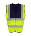 PRO RTX High Visibility Unisex Vest (Yellow/Navy) - UTPC4002-1