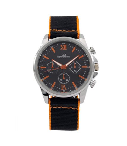 Magnifique Montre Homme Tissu Noir GIORGIO