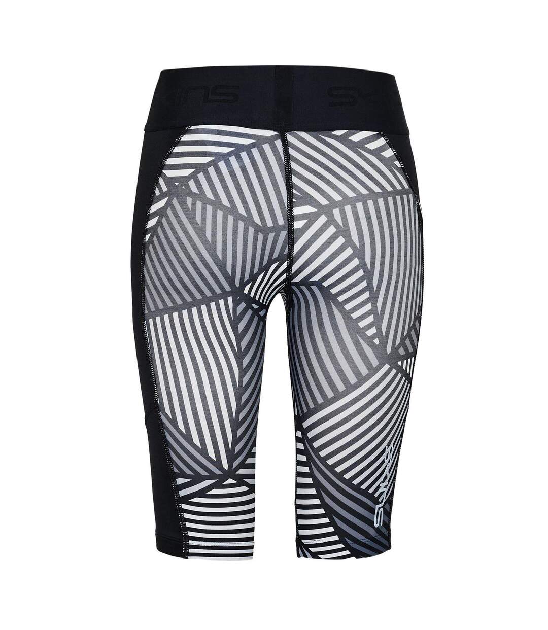Short De Compression Series-1 Femme Blanc Noir Skins-2