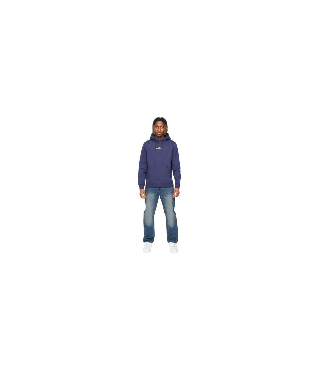 Sweat À Capuche Built Homme Bleu Marine Kings Will Dream-1