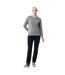Unisex adult etosha recycled cotton lightweight sweatshirt light heather anthracite Iqoniq-3